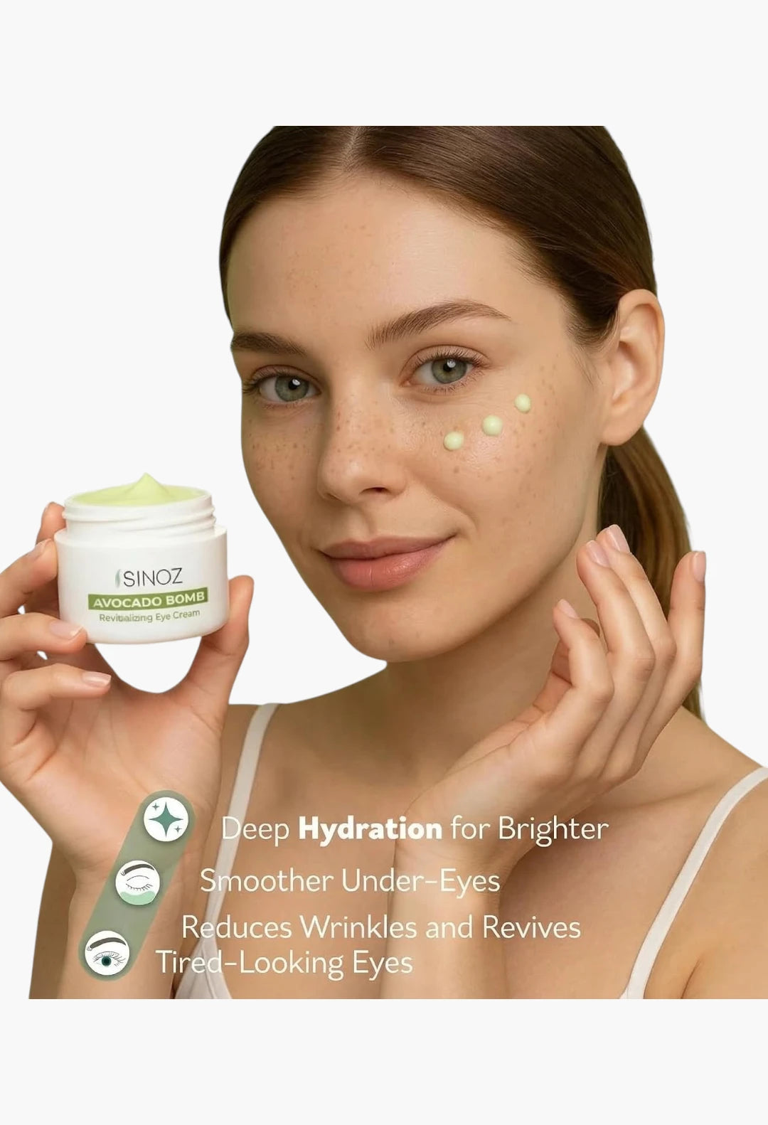 Sinoz Hydrating Eye Cream with Avocado Oil