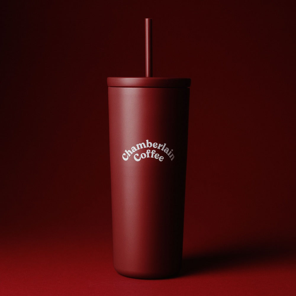 Burgundy Travel Cold Cup - GLAM MODA