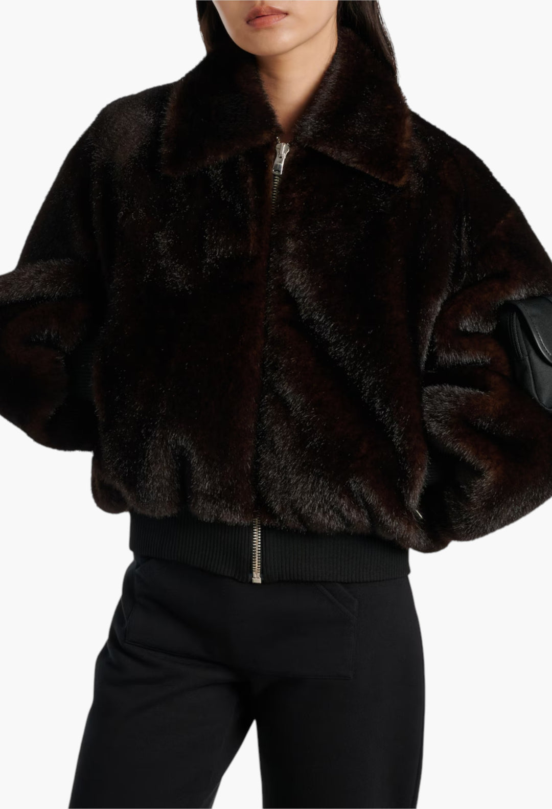 Cropped Bomber Jacket - GLAM MODA