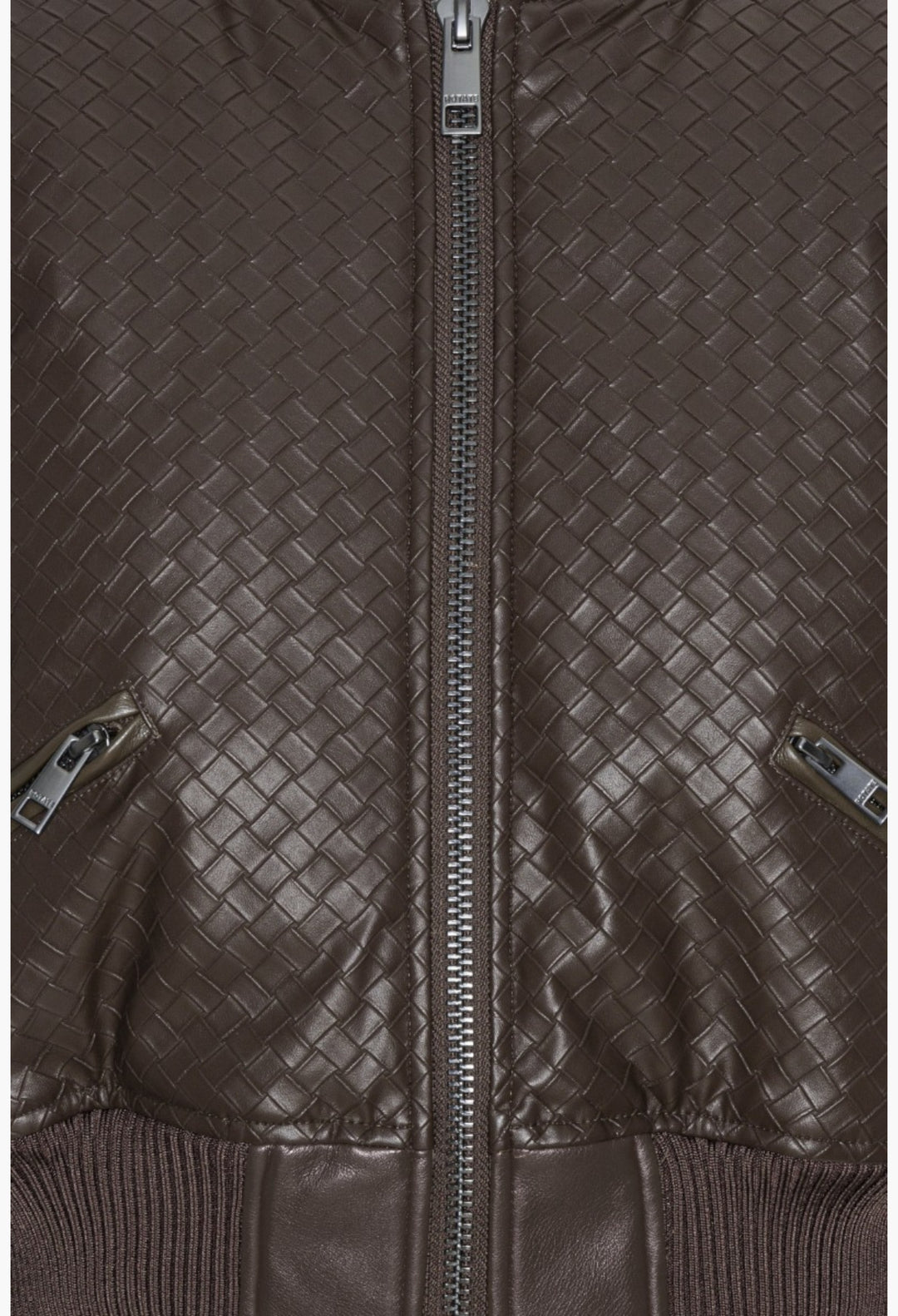 Cropped Puffer Jacket Dark Brown - GLAM MODA