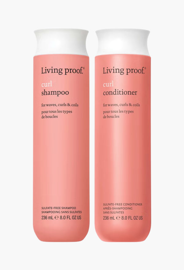 Curl Shampoo and Conditioner Bundle for Stronger, Hydrated, Healthier Looking Curls