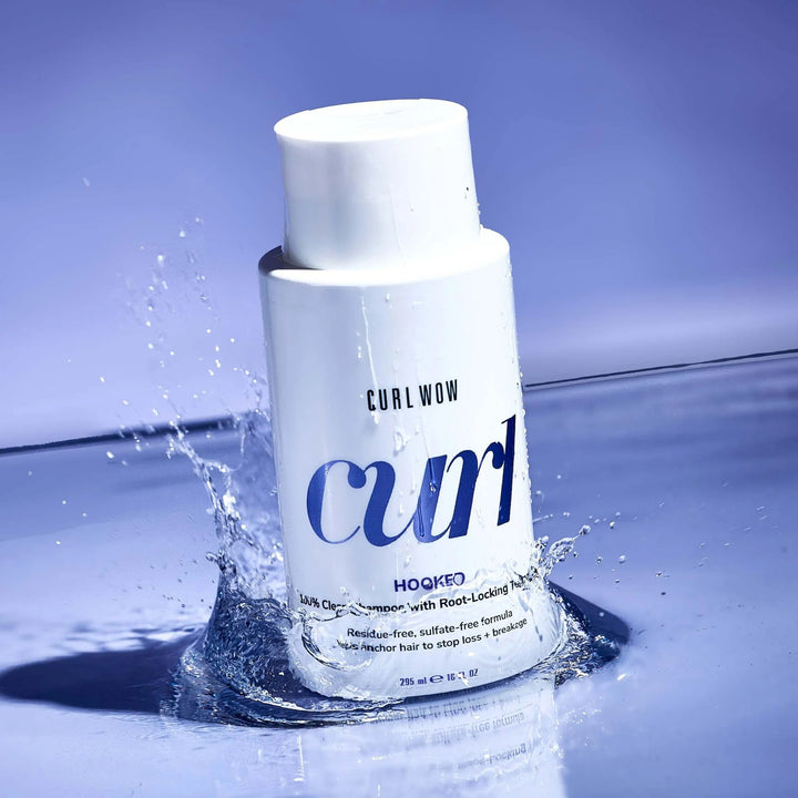 Curl Wow HOOKED 100% Clean Shampoo with Root-Locking Technology 295ml - GLAM MODA