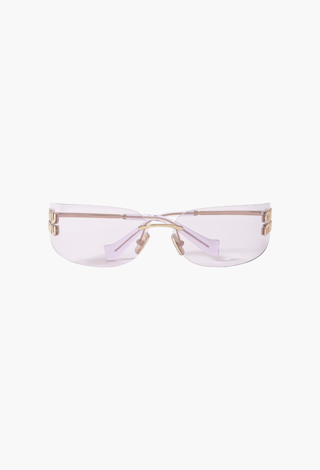 D-Frame Gold-Tone Sunglasses - GLAM MODA