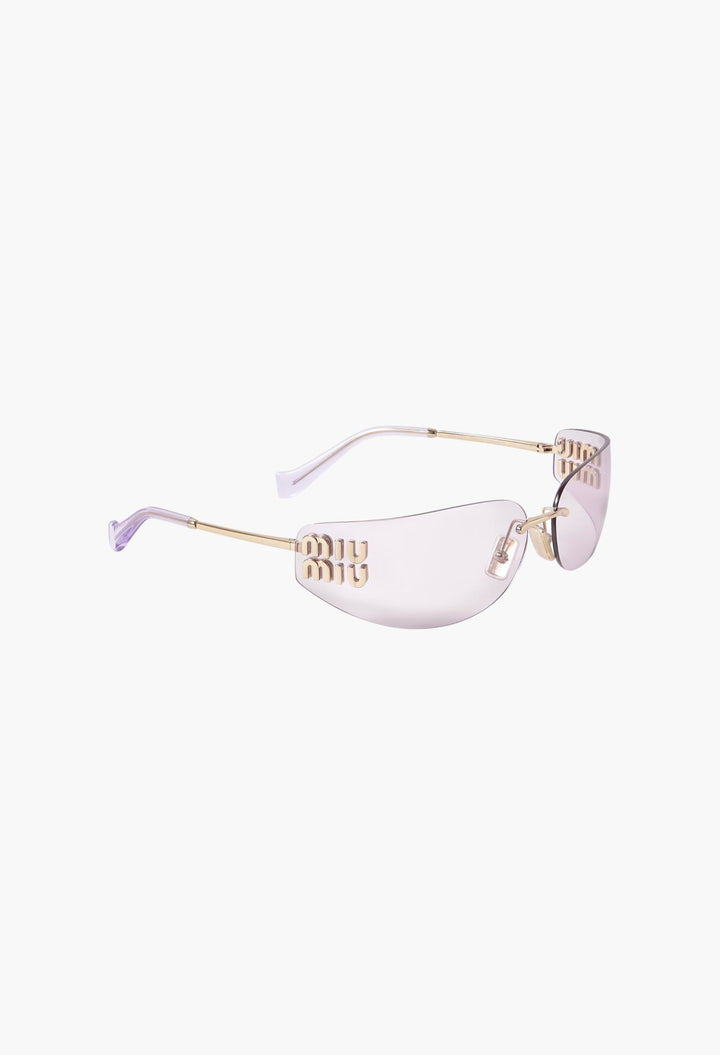 D-Frame Gold-Tone Sunglasses - GLAM MODA