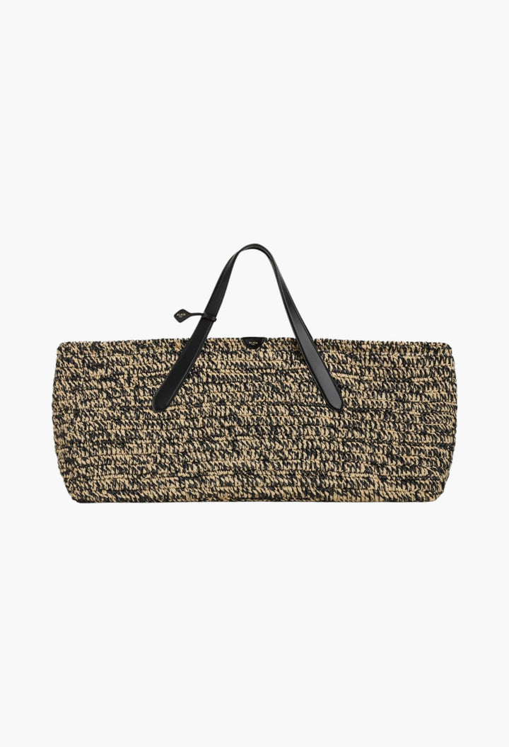Le Panier East West Large In Raffia - GLAM MODA