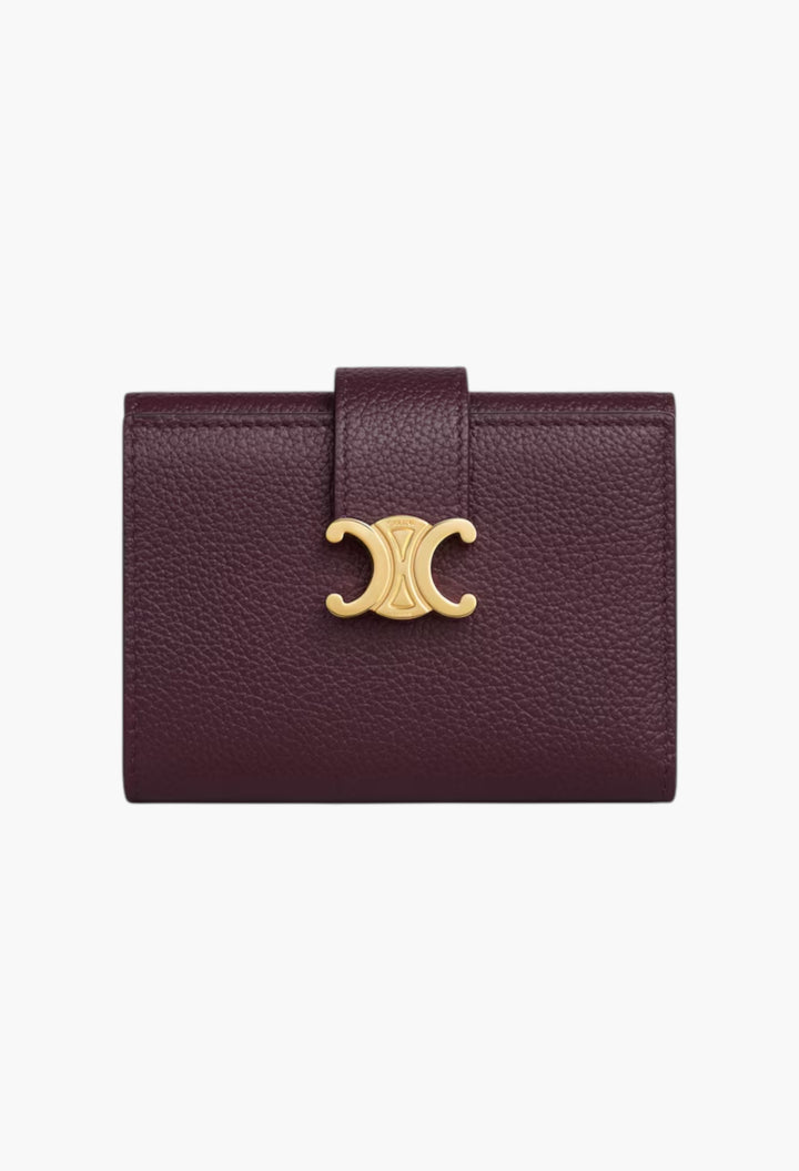 Fine Strap Wallet Nino In Supple Grained Calfskin - GLAM MODA