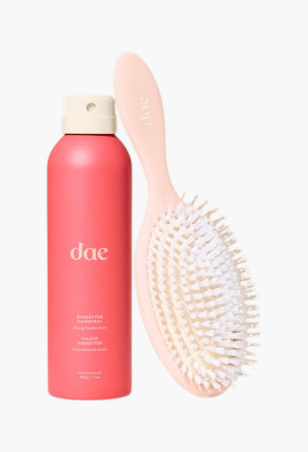 Sunsetter Hairspray & Vegan Brush Duo