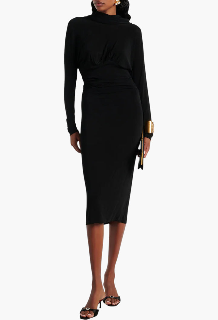 Daisy 50 satin crêpe mules - GLAM MODA