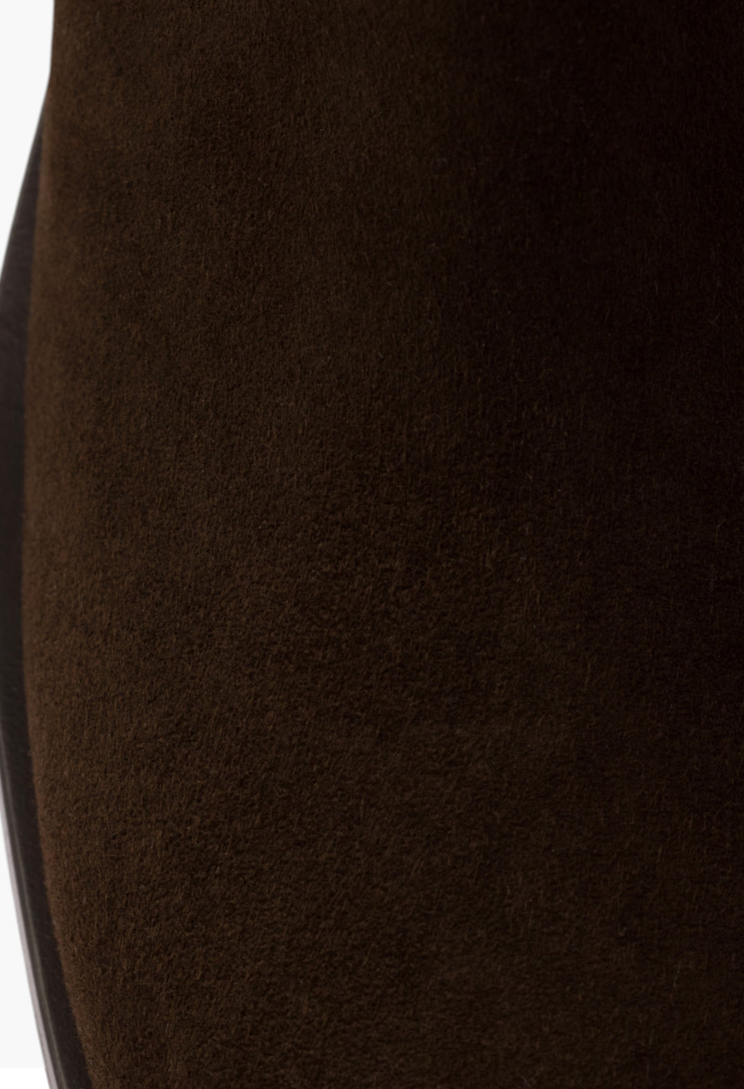 Dark Brown - Suede Booties - GLAM MODA