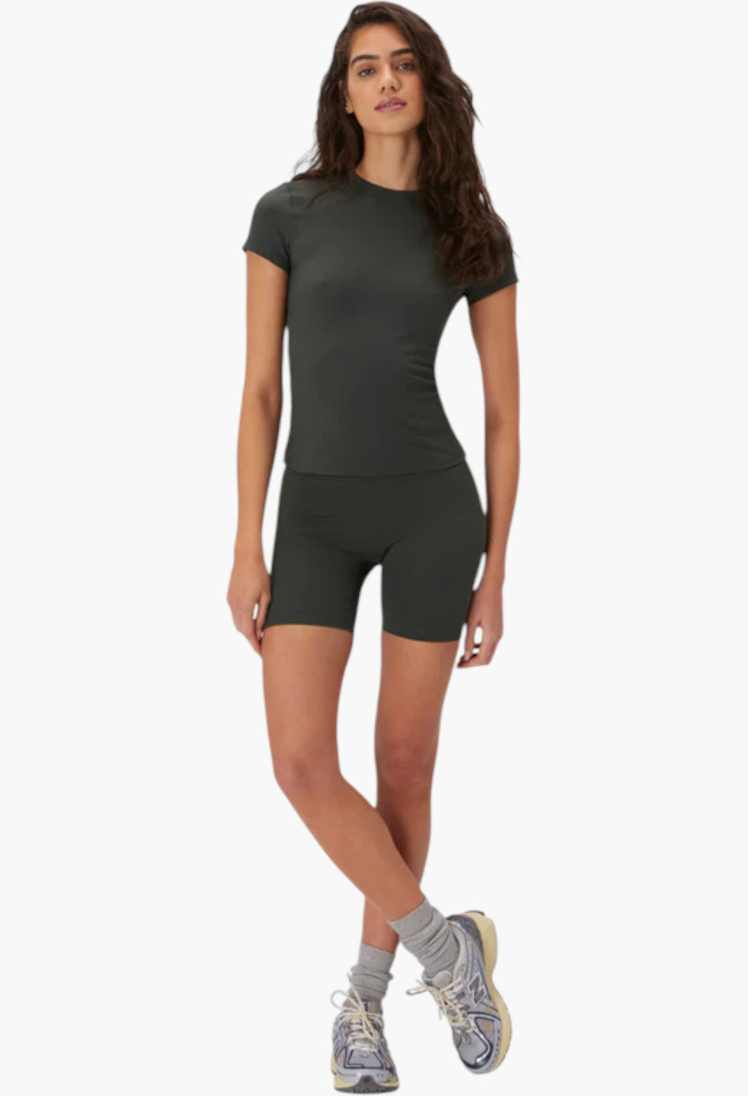 Dark Olive - Ultimate Short Sleeve Top - GLAM MODA