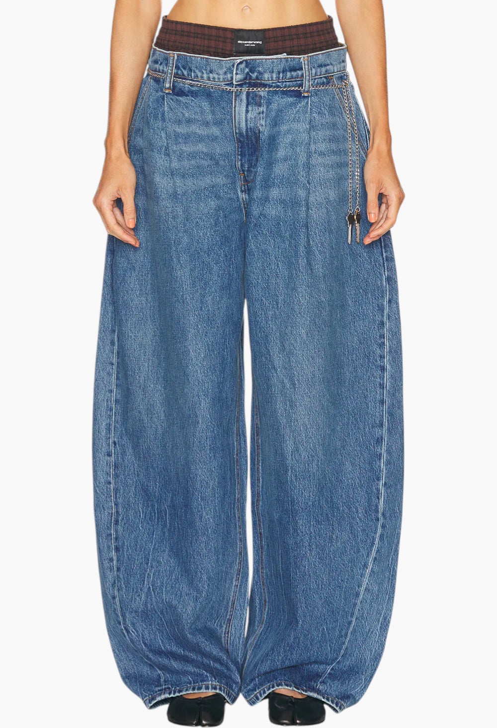 Deep Blue - Prestyled Pleated Wide Leg - GLAM MODA