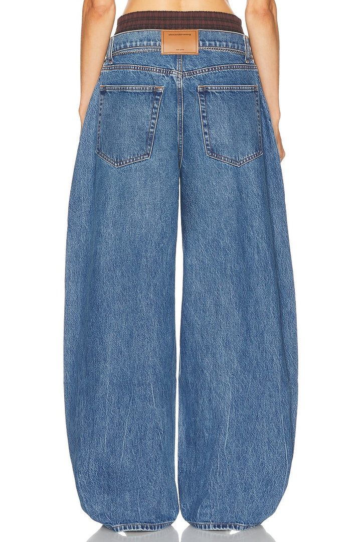 Deep Blue - Prestyled Pleated Wide Leg - GLAM MODA