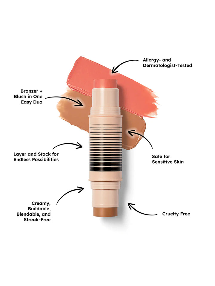 Desert Island Duo - Blush / Bronzer Stick - GLAM MODA