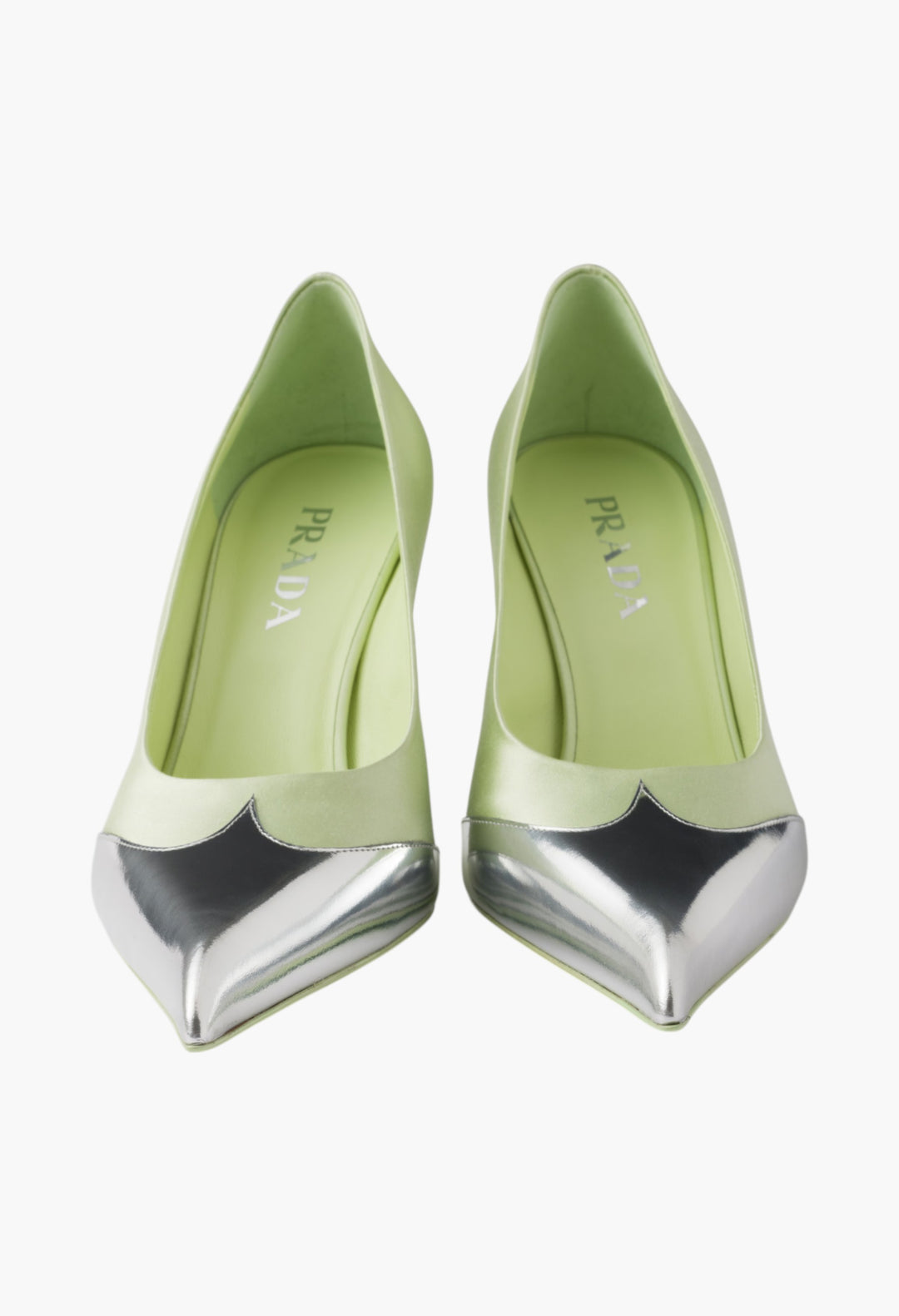 Dew - Satin And Metallic Leather Pumps - GLAM MODA