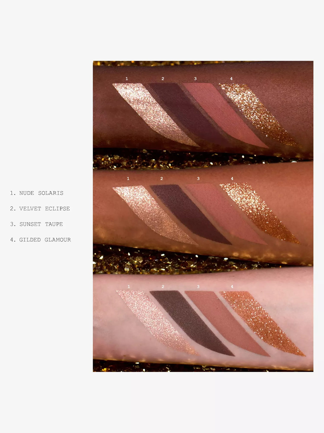 Bronze Eyeshadow Palette - Warm Golden Eyeshadow - GLAM MODA