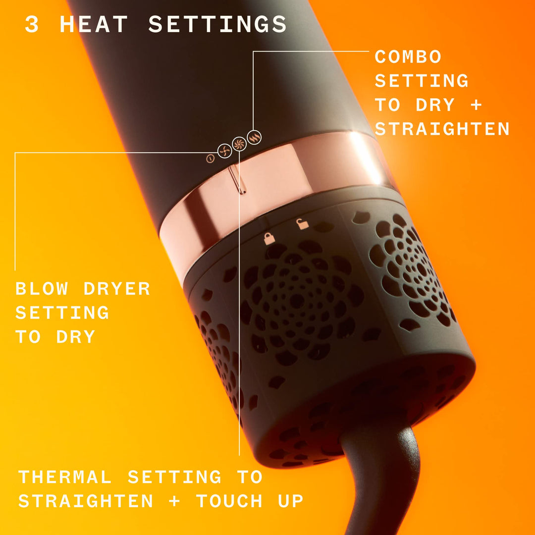 Double Agent 2-in-1 Straightening Blow Dry Brush - GLAM MODA