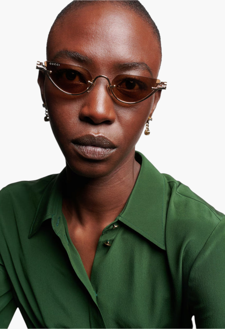 Double G Cat-Eye Sunglasses - GLAM MODA