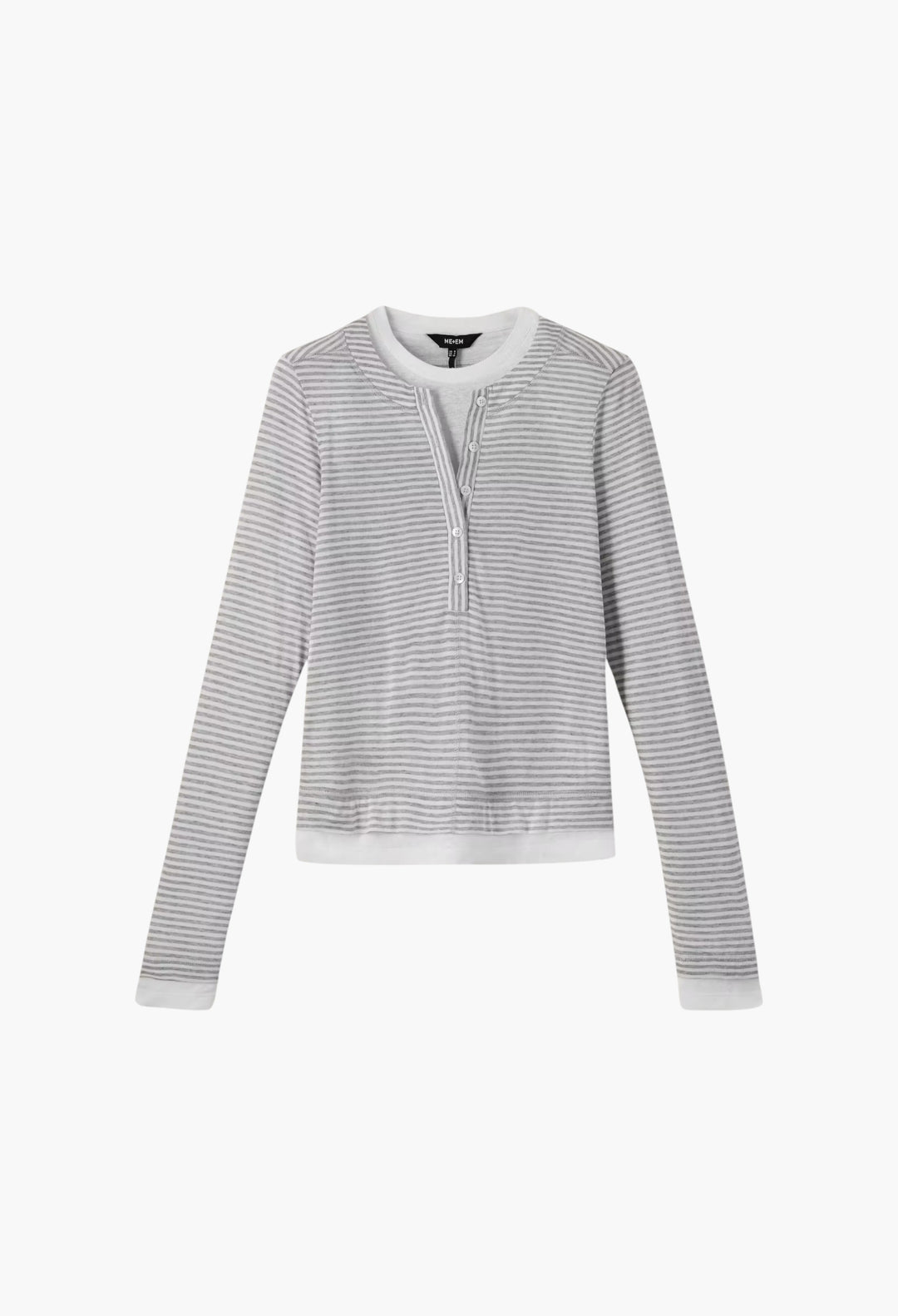 Double Layer Top - Wool-Blend Jersey - GLAM MODA