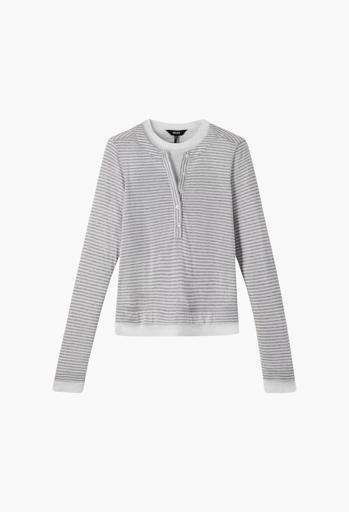 Double Layer Top - Wool-Blend Jersey - GLAM MODA