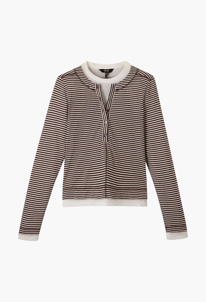 Double Layer Top - Wool-Blend Jersey - GLAM MODA