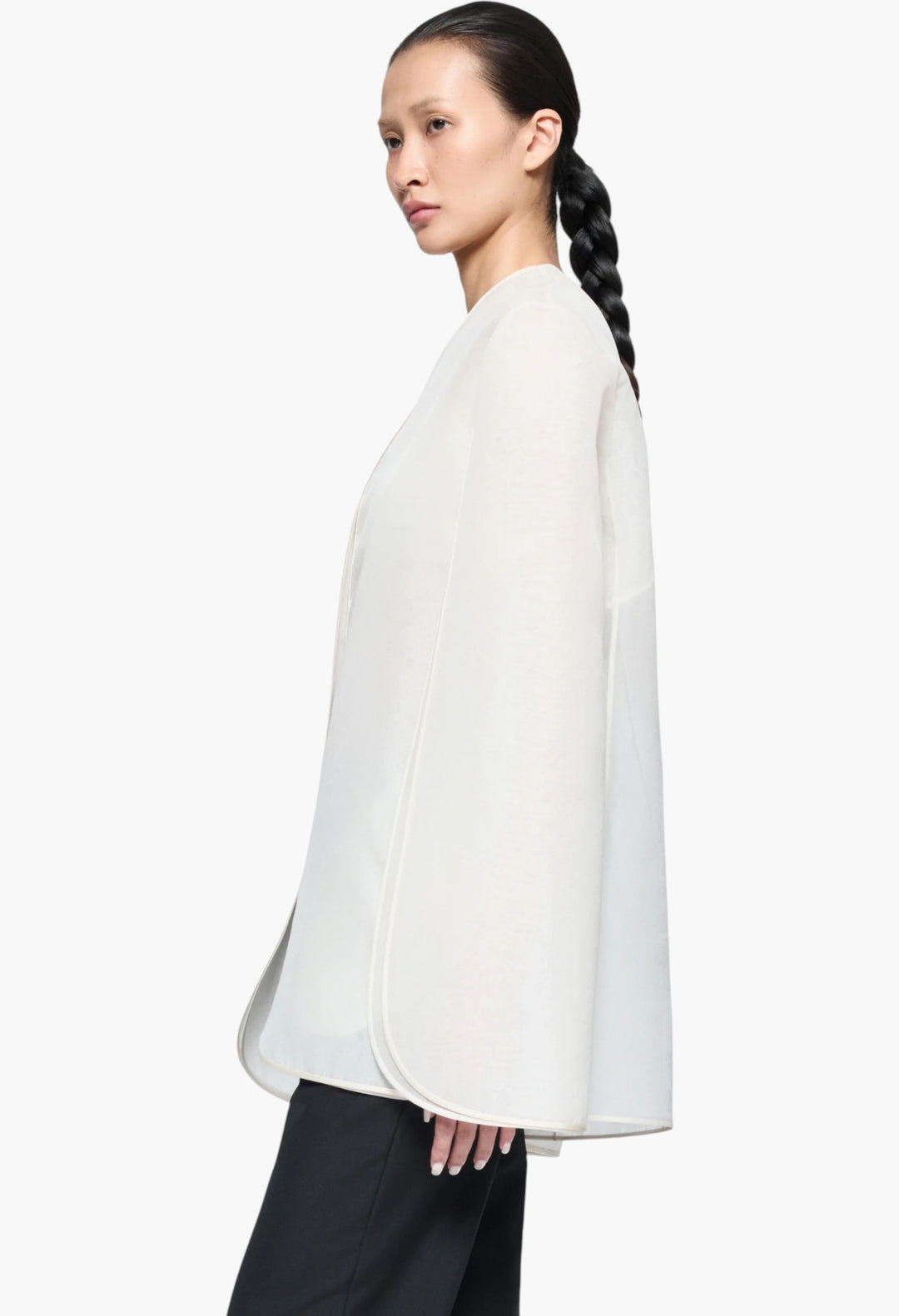 Dover Jacket in Organza Silk - GLAM MODA