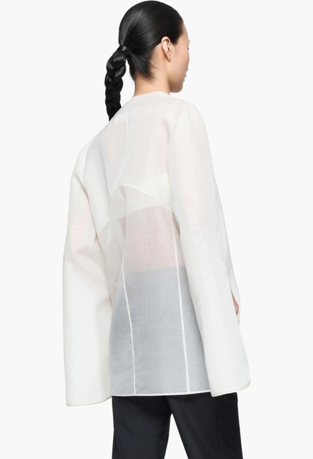 Dover Jacket in Organza Silk - GLAM MODA