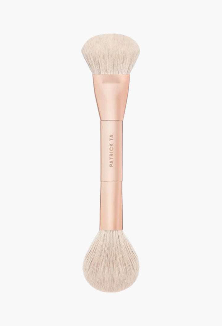 Dual-Ended Blush Brush - For Face 3 - GLAM MODA