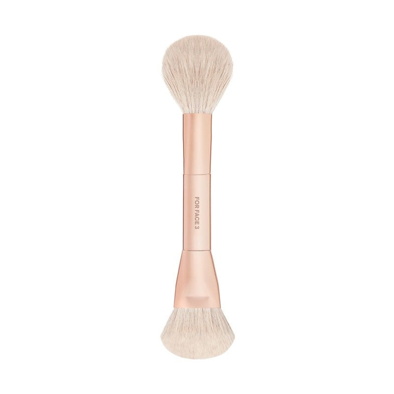 Dual-Ended Blush Brush - For Face 3 - GLAM MODA