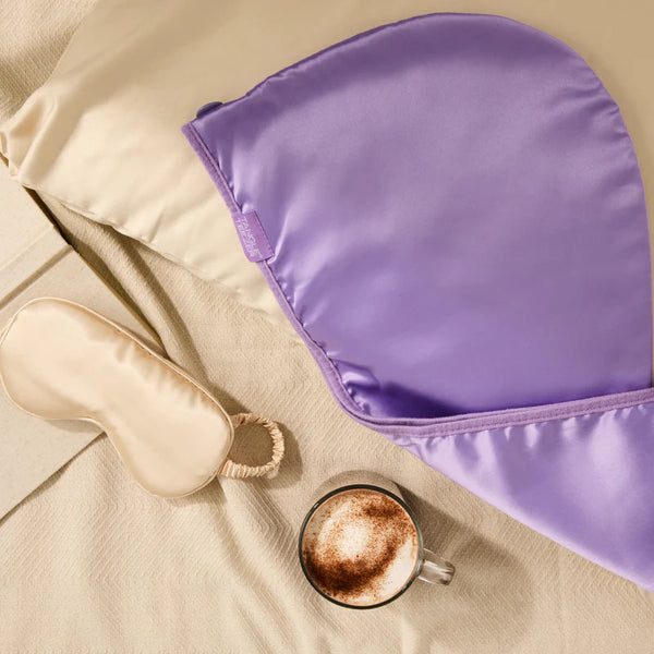 Lilac Grey - Dual-sided Hair Wrap