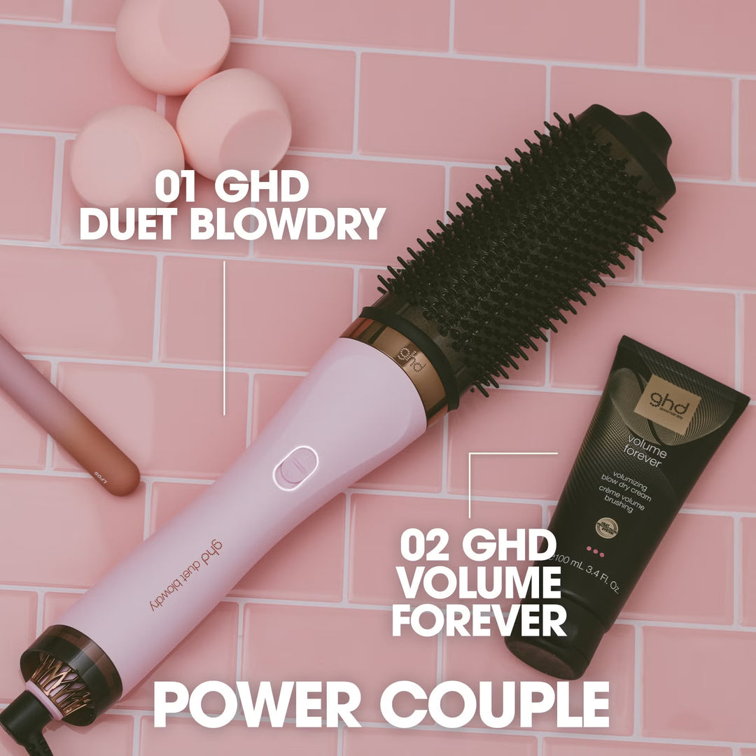 Duet Blowdry - Charity Limited Edition Hair Dryer Brush in Pink Sorbet - GLAM MODA