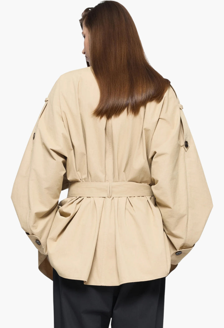 Dune Coat in Cotton - GLAM MODA