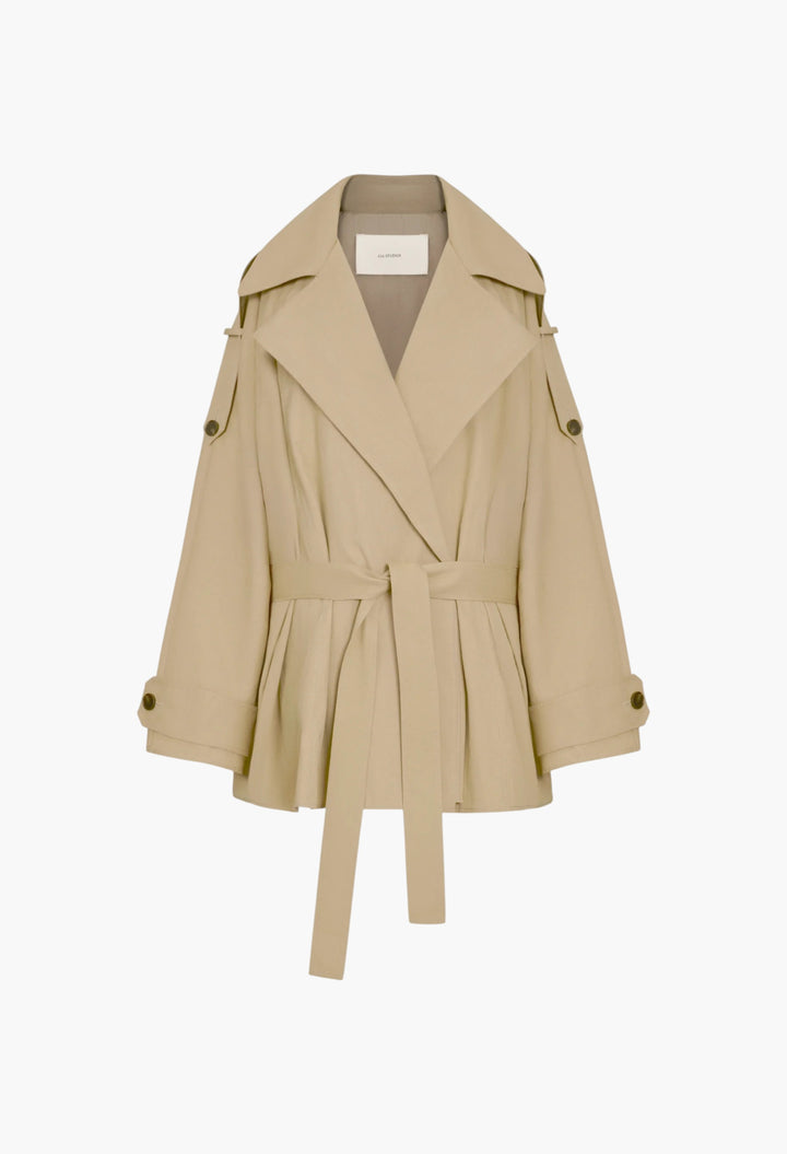 Dune Coat in Cotton - GLAM MODA