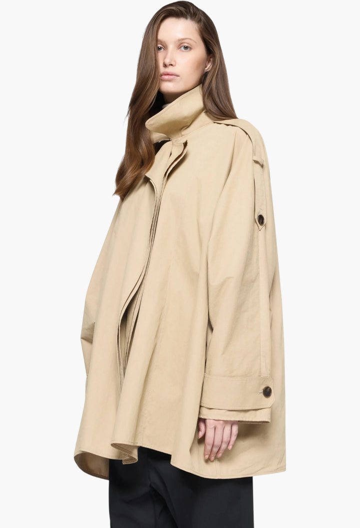 Dune Coat in Cotton - GLAM MODA