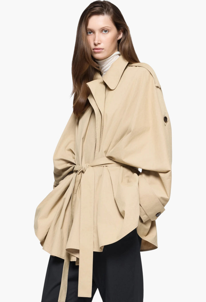 Dune Coat in Cotton - GLAM MODA