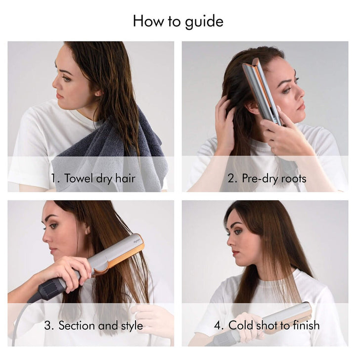 Dyson Airstrait Straightener in Red Velvet/Gold - GLAM MODA