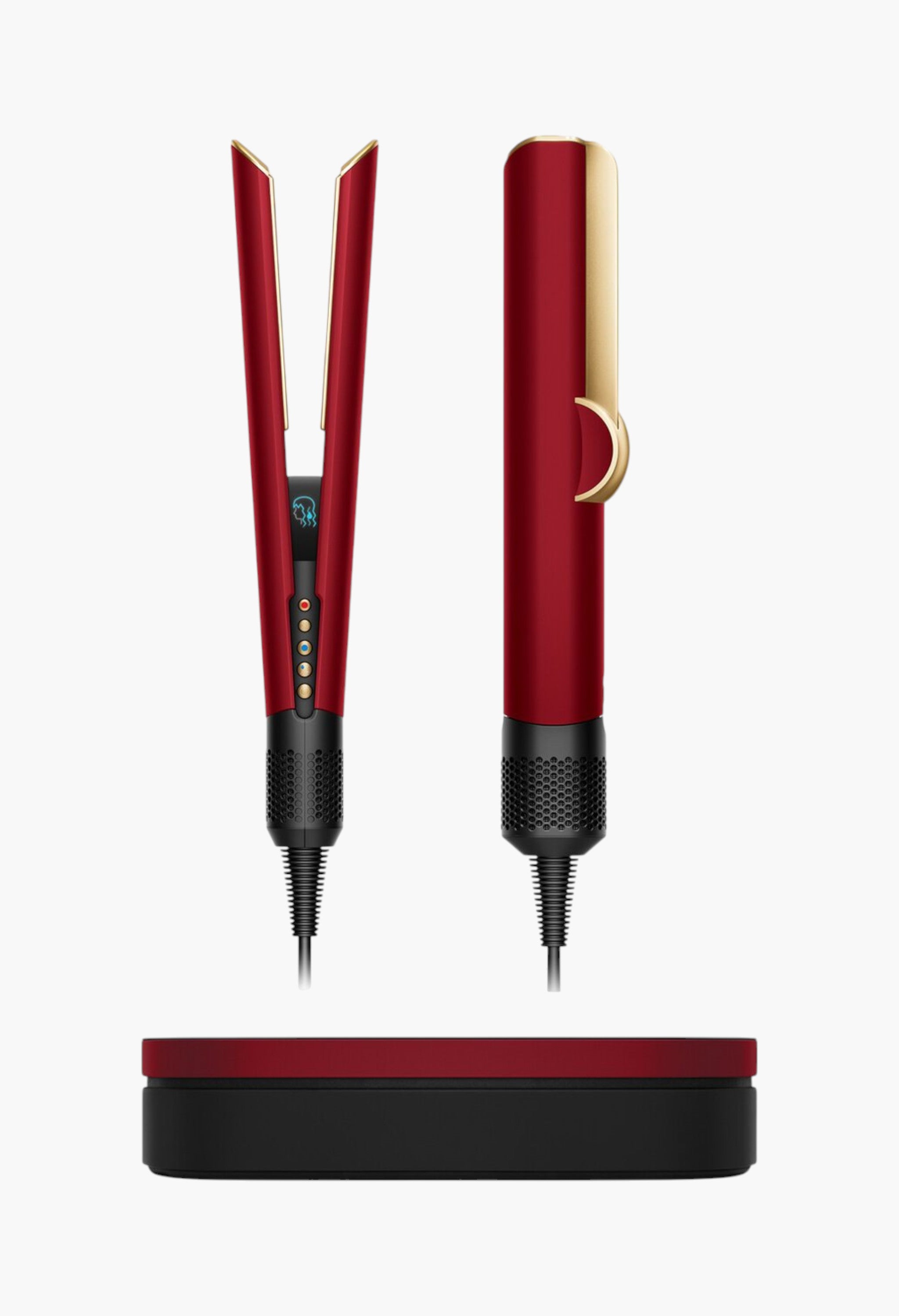 Dyson Airstrait™ Straightener in Red Velvet/Gold – Wet to Dry Hair