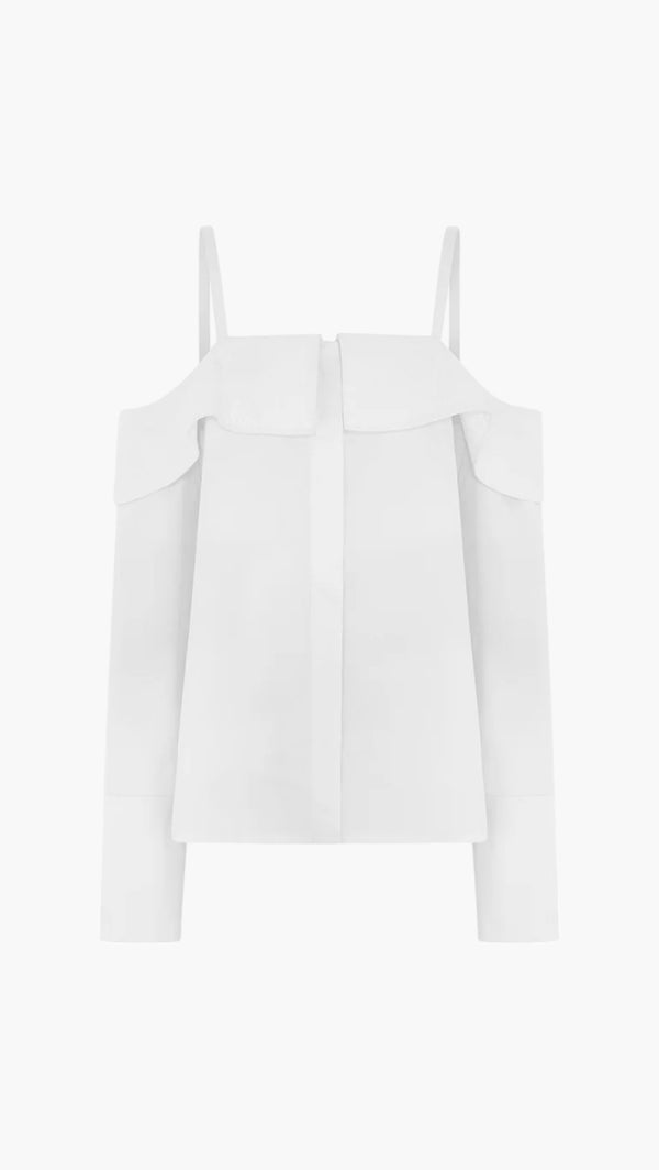 ED Everyn Bardot Poplin Shirt