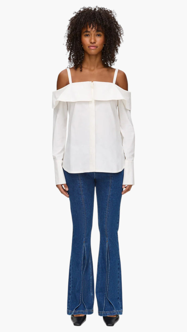 ED Everyn Bardot Poplin Shirt