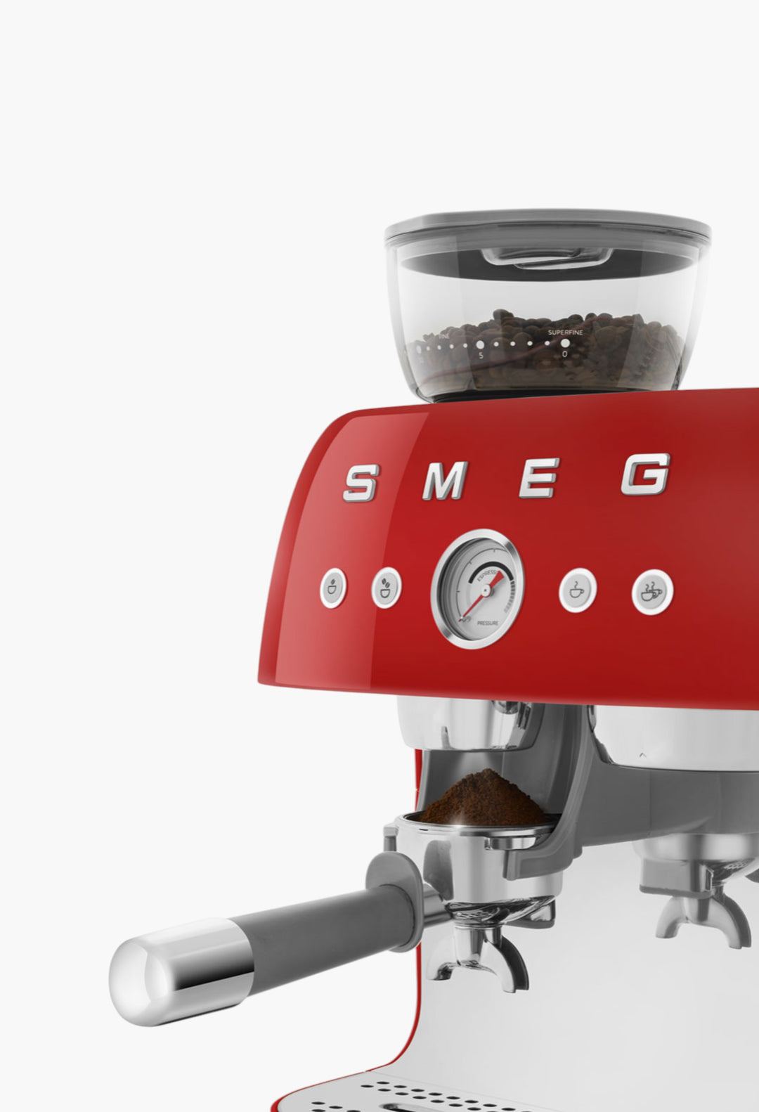 Manual Coffee Machine With Grinder - Retro-Style - GLAM MODA