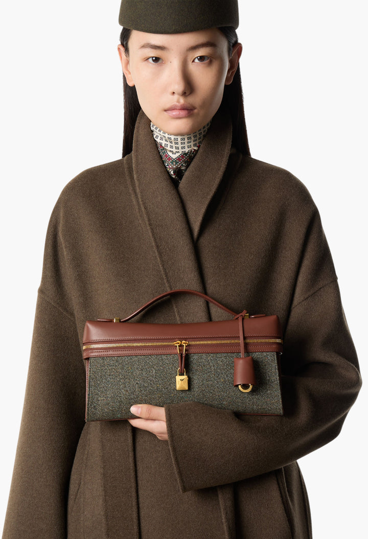 Extra Clutch L29 - Cashmere, Virgin Wool, Silk - GLAM MODA