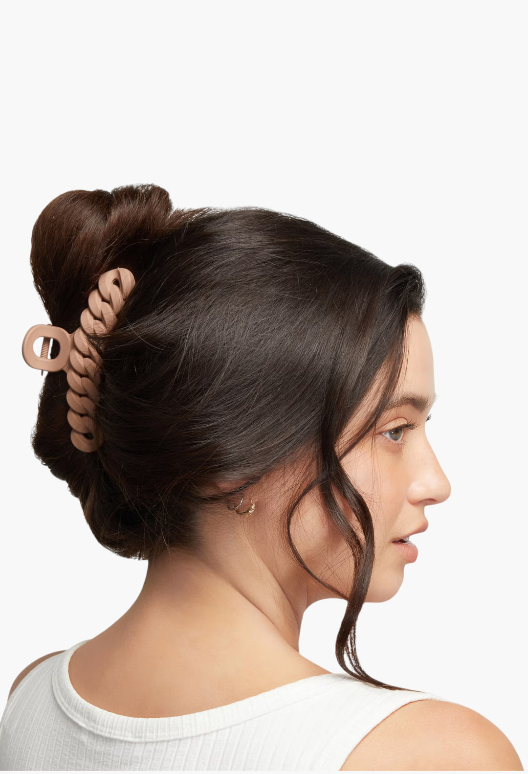 Eco-friendly Chain Claw Clip - Neutrals - GLAM MODA