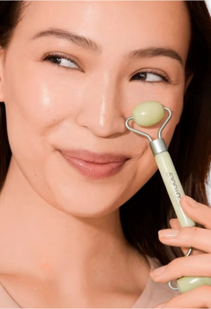 EcoTools Jade Facial Roller for Smoothing, Sculpting & Massage