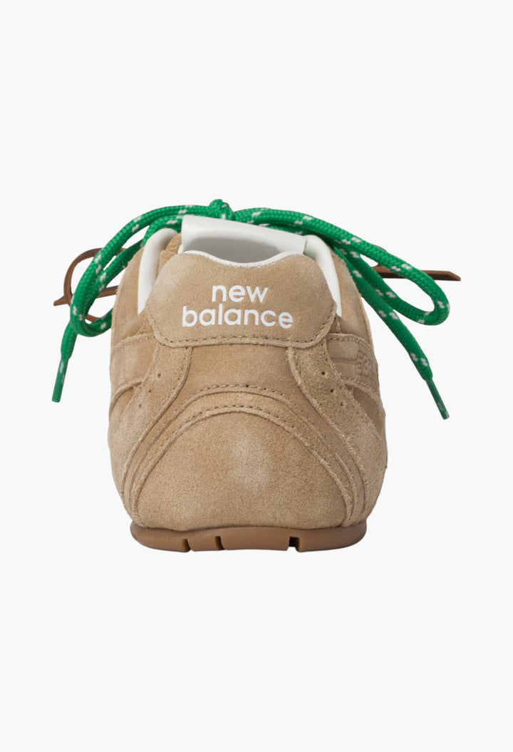 Ecru - New Balance X Miu Miu 530 SL Suede Sneakers - GLAM MODA