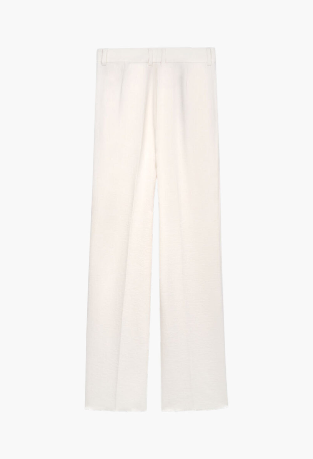 Ecru - Straight Trousers Woman - GLAM MODA