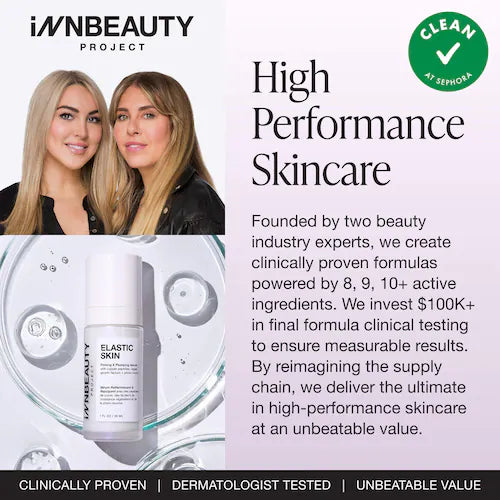 Elastic Skin Firming & Plumping Vegan Growth Factor Serum with Copper Peptides - GLAM MODA