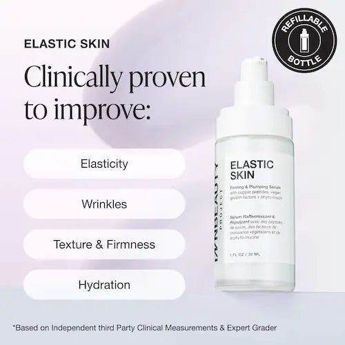 Elastic Skin Firming & Plumping Vegan Growth Factor Serum with Copper Peptides - GLAM MODA