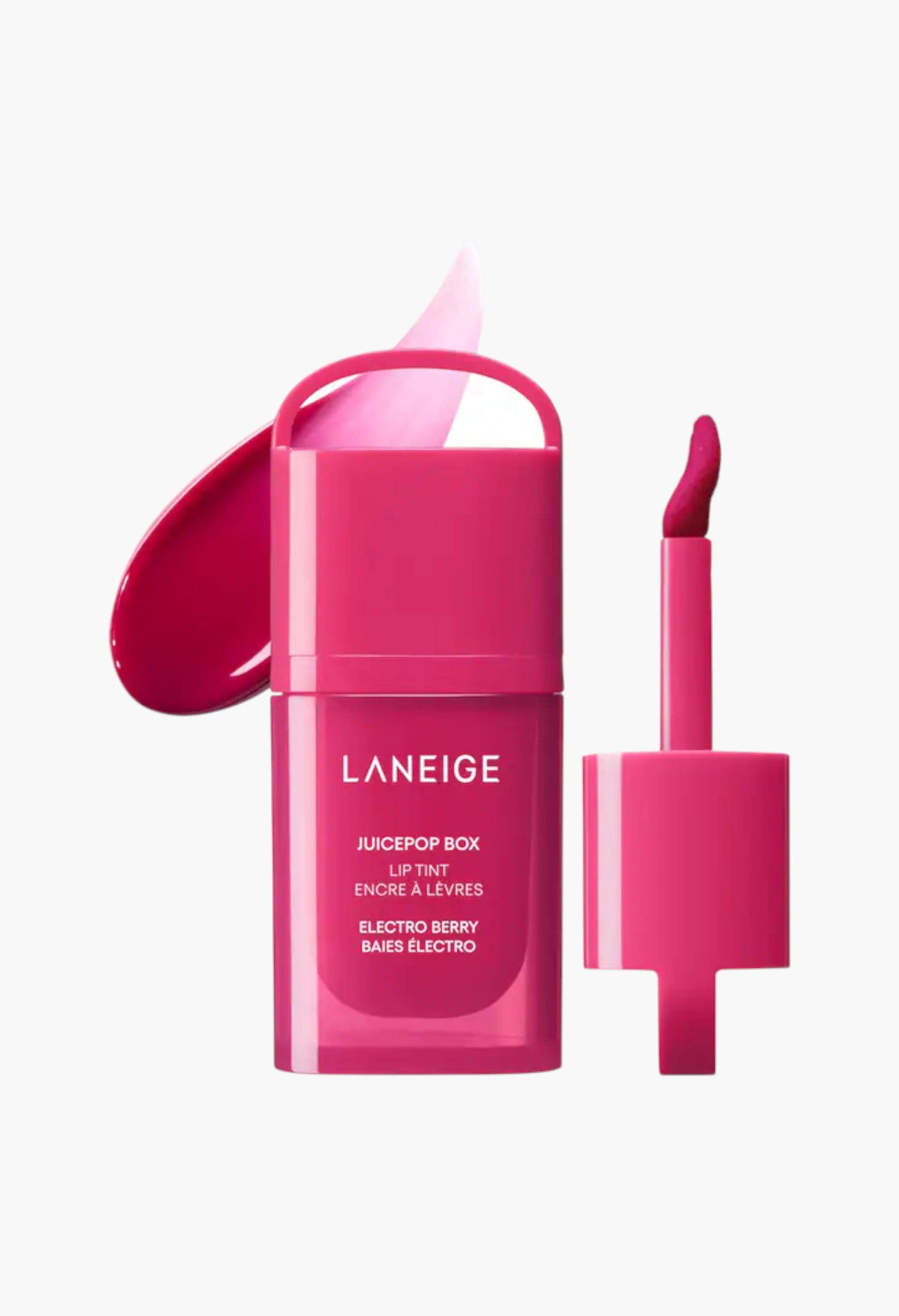 JuicePop Box Lip Oil Stain 12HR Hydrating Tint | Long-Lasting