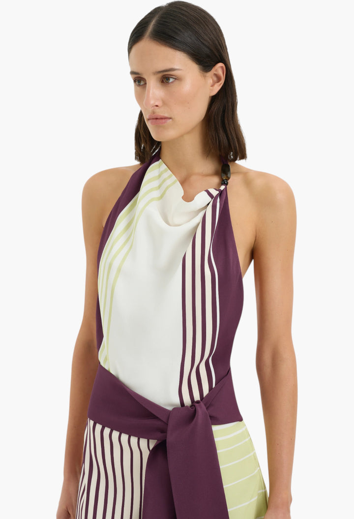 Elisa Stripe - Fontana Mini Dress - GLAM MODA