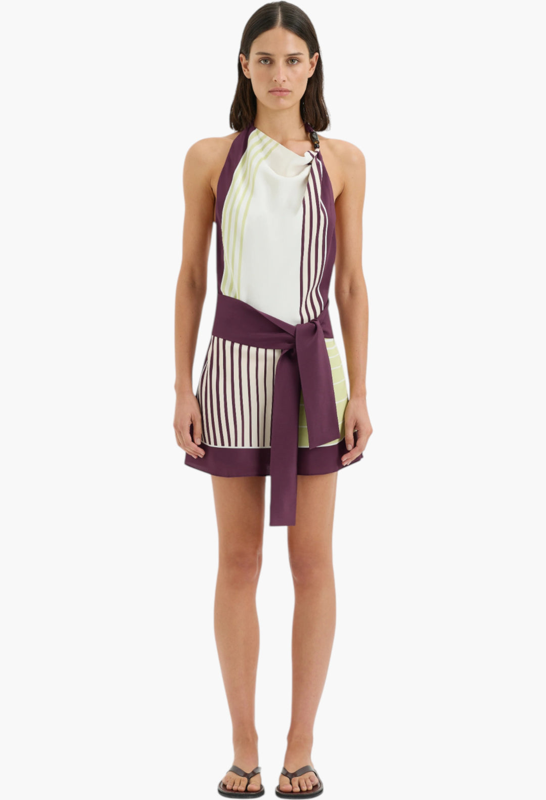 Elisa Stripe - Fontana Mini Dress - GLAM MODA
