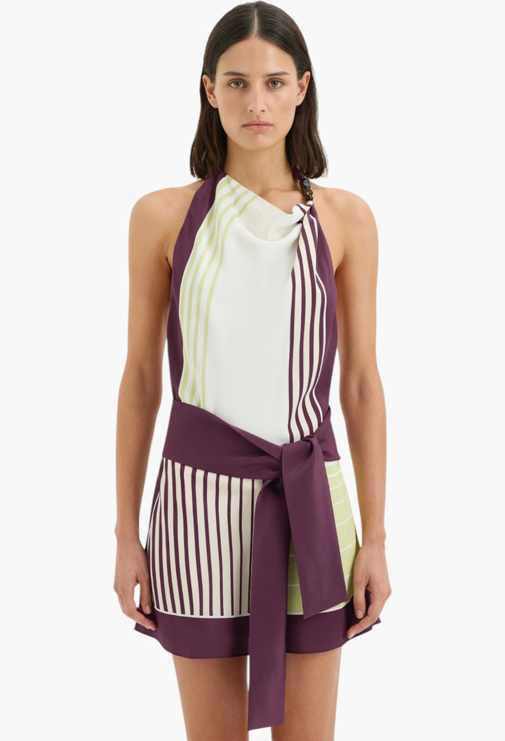 Elisa Stripe - Fontana Mini Dress - GLAM MODA